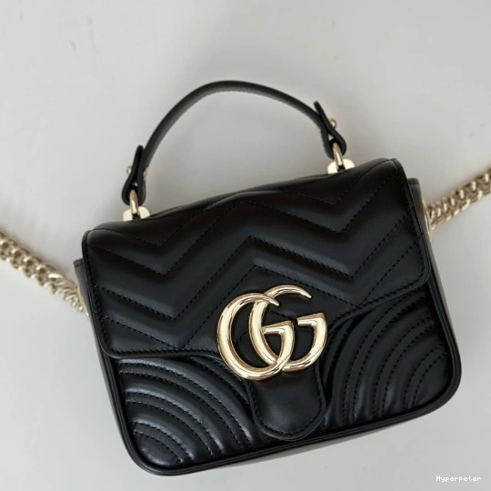 Hyper Peter handle Marmont mini GG GUCCI top bag-17*13*6CM 0730